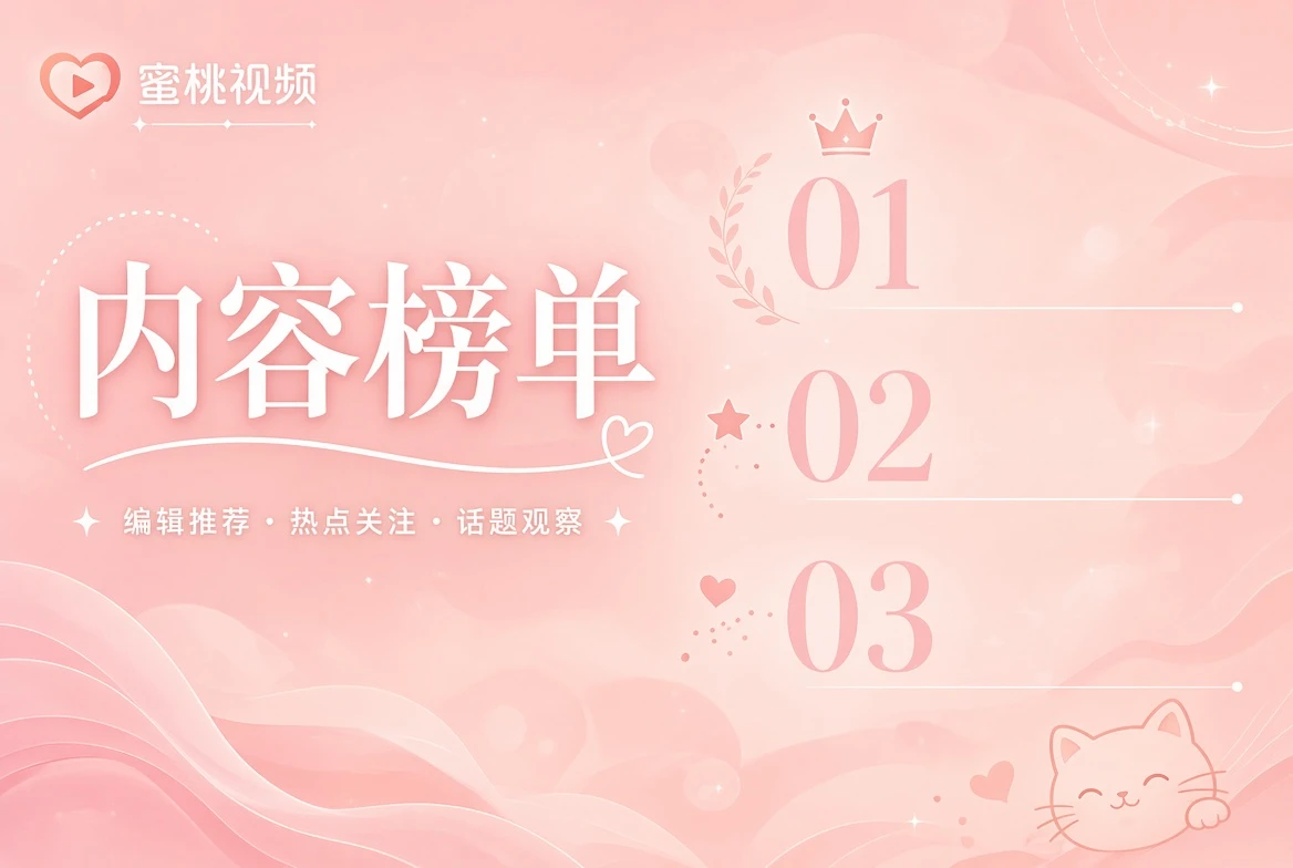 榜单只说明编辑选择，不伪装成实时数据主题视觉